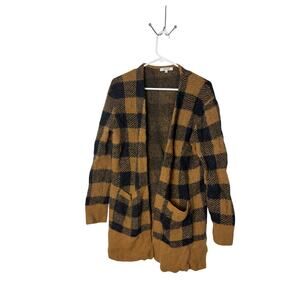 Gemini said MADEWELL BUFFALO CHECK CARDIGAN S SWEATER FEMALE